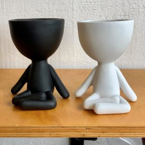 Egg Head Planter White - Desk
