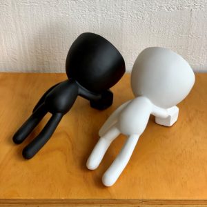 Egg Head Planter White - Wall