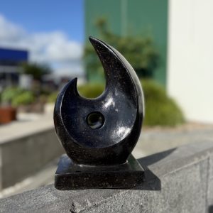 Terrazzo Fish Hook Black 25cm