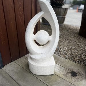 Terrazzo Cannon Ball White 62cm