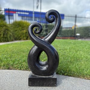 Terrazzo Koru Entwined Black 60cm
