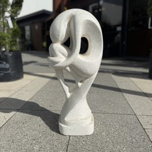 Terrazzo Sexy Woman Statue White 60cm